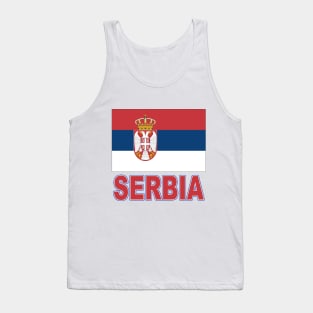 The Pride of Serbia - Serbian Flag Design Tank Top